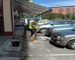 KERJA-KERJA PEMBERSIHAN JALAN JKR