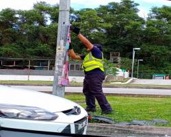 KERJA-KERJA MENURUNKAN POSTER, BUNTING, BANNER HARAM & TAMAT TEMPOH