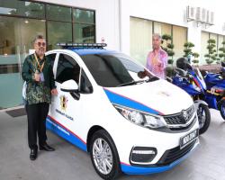 MAJLIS PENYERAHAN MOTORSIKAL BERKUASA TINGGI DAN KERETA UNTUK KEGUNAAN JABATAN UNDANG-UNDANG & PENGUATKUASAAN, MBS 