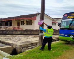 KERJA-KERJA MENURUNKAN POSTER, BUNTING, BANNER HARAM & TAMAT TEMPOH 