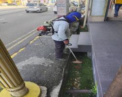 KERJA-KERJA PEMBERSIHAN JALAN JKR