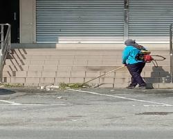 KERJA-KERJA PEMBERSIHAN JALAN JKR