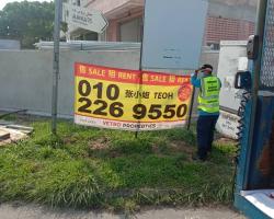 KERJA-KERJA MENURUNKAN POSTER, BUNTING, BANNER HARAM & TAMAT TEMPOH