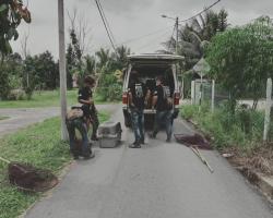 OPERASI MENYELAMATKAN HAIWAN TERBIAR (ANJING) 