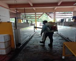 PEMBERSIHAN DAN SEMBURAN NYAHKUMAN (DISINFEKSI) KAWALAN NOVEL CORONAVIRUS COVID -19 