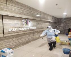 PEMBERSIHAN DAN SEMBURAN NYAHKUMAN (DISINFEKSI) KAWALAN NOVEL CORONAVIRUS COVID -19