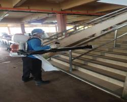 PEMBERSIHAN DAN SEMBURAN NYAHKUMAN (DISINFEKSI) KAWALAN NOVEL CORONAVIRUS COVID -19