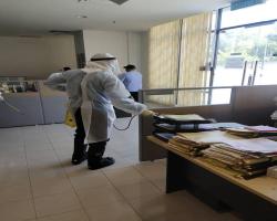 PEMBERSIHAN DAN SEMBURAN NYAHKUMAN (DISINFEKSI) KAWALAN NOVEL CORONAVIRUS COVID -19