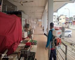 PEMBERSIHAN DAN SEMBURAN NYAHKUMAN (DISINFEKSI) KAWALAN NOVEL CORONAVIRUS COVID -19