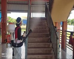 PEMBERSIHAN DAN SEMBURAN NYAHKUMAN (DISINFEKSI) KAWALAN NOVEL CORONAVIRUS COVID -19