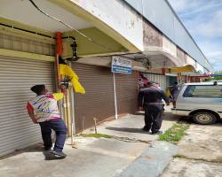 KERJA-KERJA PEMASANGAN BENDERA