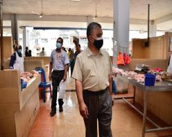 LAWATAN TURUN PADANG DATUK BANDAR DI PASAR BESAR RANTAU