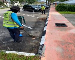 PEMBERSIHAN JALAN DI TEMPAT PELANCONGAN