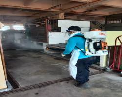 PEMBERSIHAN DAN SEMBURAN NYAHKUMAN (DISINFEKSI) KAWALAN NOVEL CORONAVIRUS COVID -19 