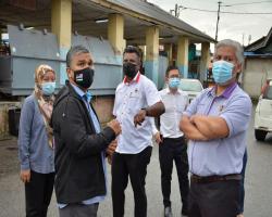 LAWATAN TURUN PADANG DATUK BANDAR KE PASAR MANTIN DAN PASAR BROGA