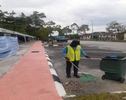 PEMBERSIHAN JALAN DI TEMPAT PELANCONGAN 