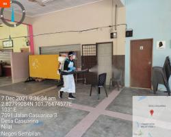 PEMBERSIHAN DAN SEMBURAN NYAHKUMAN (DISINFEKSI) KAWALAN NOVEL CORONAVIRUS COVID -19