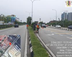 PEMBERSIHAN JALAN-JALAN SELIAAN JKR