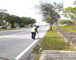 KERJA-KERJA PEMBERSIHAN JALAN JKR