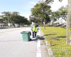 KERJA-KERJA PEMBERSIHAN JALAN JKR