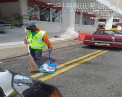 PEMBERSIHAN JALAN-JALAN SELIAAN JKR 