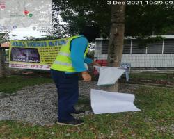  KERJA-KERJA MEMBUKA PAPAN IKLAN/BUNTING/BANNER HARAM