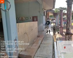 PEMBERSIHAN DAN SEMBURAN NYAHKUMAN (DISINFEKSI) KAWALAN NOVEL CORONAVIRUS COVID -19