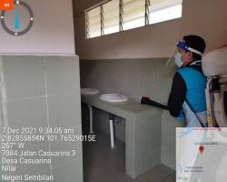 PEMBERSIHAN DAN SEMBURAN NYAHKUMAN (DISINFEKSI) KAWALAN NOVEL CORONAVIRUS COVID -19