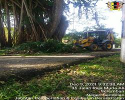 BERHAMPIRAN JALAN RAJA MUDA ALI  ( DEWAN PEKERTI NSDK.)