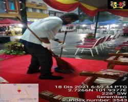 BANTUAN KERJA-KERJA PEMBERSIHAN PROGRAM SEREMBANLICIOUS SENI & MUZIK 2021