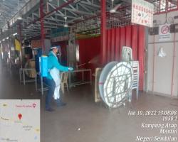 PEMBERSIHAN DAN SEMBURAN NYAHKUMAN (DISINFEKSI) KAWALAN NOVEL CORONAVIRUS COVID -19 