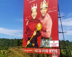 OPS MENAMPAL NOTIS IKLAN TIDAK BERLESEN (BILLBOARD)
