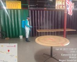 PEMBERSIHAN DAN SEMBURAN NYAHKUMAN (DISINFEKSI) KAWALAN NOVEL CORONAVIRUS COVID -19 