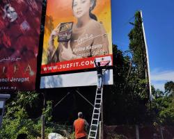 OPS MENAMPAL NOTIS IKLAN TIDAK BERLESEN (BILLBOARD)