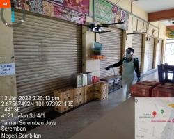 PEMBERSIHAN DAN SEMBURAN NYAHKUMAN (DISINFEKSI) KAWALAN NOVEL CORONAVIRUS COVID -19