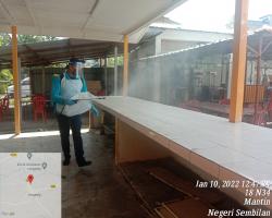 PEMBERSIHAN DAN SEMBURAN NYAHKUMAN (DISINFEKSI) KAWALAN NOVEL CORONAVIRUS COVID -19 