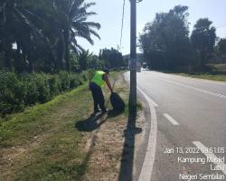 PEMBERSIHAN JALAN-JALAN SELIAAN JKR 