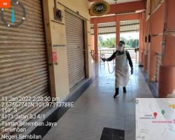 PEMBERSIHAN DAN SEMBURAN NYAHKUMAN (DISINFEKSI) KAWALAN NOVEL CORONAVIRUS COVID -19