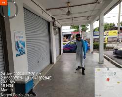 PEMBERSIHAN DAN SEMBURAN NYAHKUMAN (DISINFEKSI) KAWALAN NOVEL CORONAVIRUS COVID -19