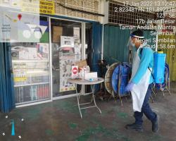 PEMBERSIHAN DAN SEMBURAN NYAHKUMAN (DISINFEKSI) KAWALAN NOVEL CORONAVIRUS COVID -19