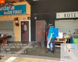 PEMBERSIHAN DAN SEMBURAN NYAHKUMAN (DISINFEKSI) KAWALAN NOVEL CORONAVIRUS COVID -19