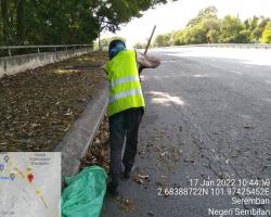 PEMANTAUAN PEMBERSIHAN JALAN-JALAN SELIAAN JKR