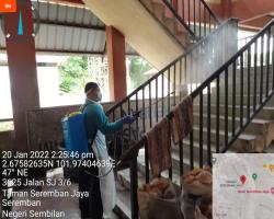 PEMBERSIHAN DAN SEMBURAN NYAHKUMAN (DISINFEKSI) KAWALAN NOVEL CORONAVIRUS COVID -19