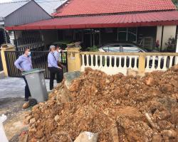 LAPORAN KERJA PEMBAIKAN TANAH RUNTUH DI TAMAN DATO’ SHAHBANDAR