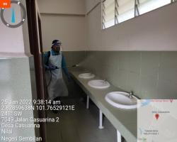 PEMBERSIHAN DAN SEMBURAN NYAHKUMAN (DISINFEKSI) KAWALAN NOVEL CORONAVIRUS COVID -19