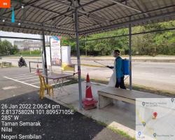 PEMBERSIHAN DAN SEMBURAN NYAHKUMAN (DISINFEKSI) KAWALAN NOVEL CORONAVIRUS COVID -19