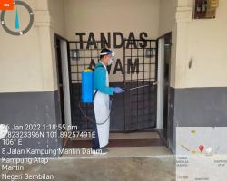 PEMBERSIHAN DAN SEMBURAN NYAHKUMAN (DISINFEKSI) KAWALAN NOVEL CORONAVIRUS COVID -19