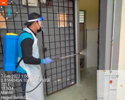 PEMBERSIHAN DAN SEMBURAN NYAHKUMAN (DISINFEKSI) KAWALAN NOVEL CORONAVIRUS COVID -19