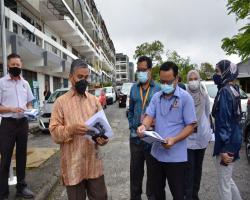 LAWATAN TURUN PADANG DATUK BANDAR KE RUMAH PANGSA KOS RENDAH TAMAN BUKIT BERLIAN DAN RUMAH PANGSA TAMAN RASAH JAYA