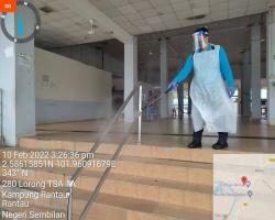  PEMBERSIHAN DAN SEMBURAN NYAHKUMAN (DISINFEKSI) KAWALAN NOVEL CORONAVIRUS COVID -19